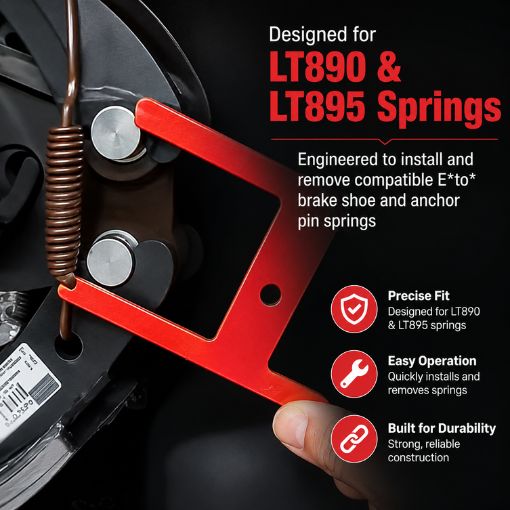 LT890 and LT895 Truck Brake Spring Removal Tool