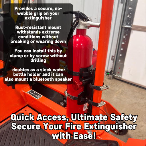 Quick Release Fire Extinguisher Mount