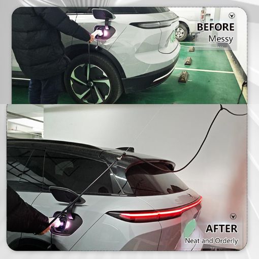 Retractable EV Charging Cable Holder