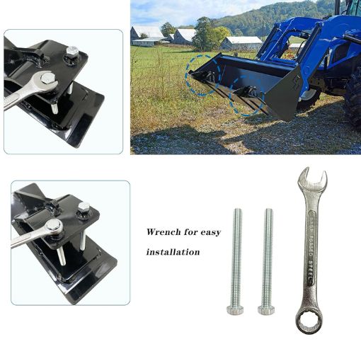 2-Pack Tractor Bucket Edge Protector