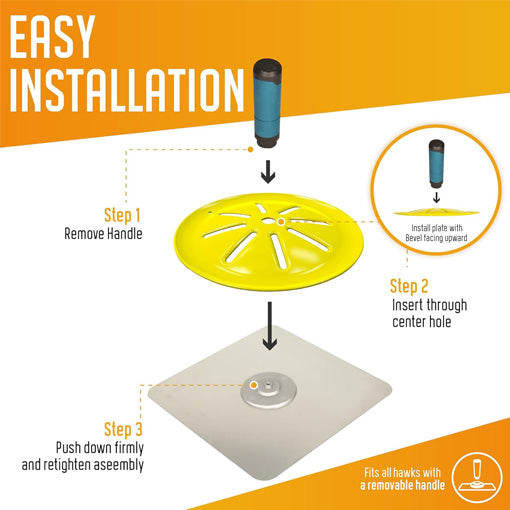 Drywall Hawk Plate