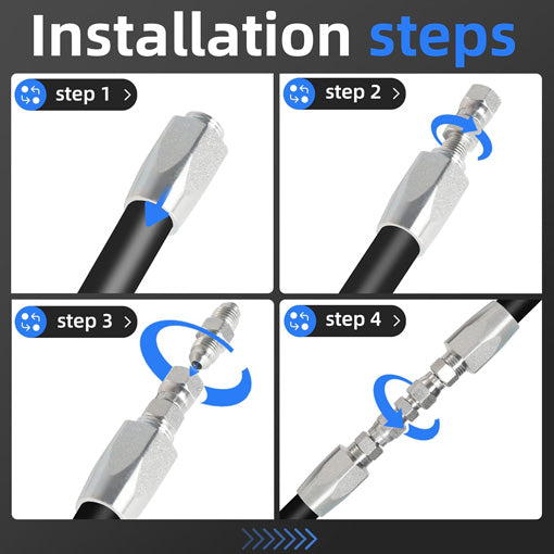 Reusable Hydraulic Hose Fittings Repair Kit