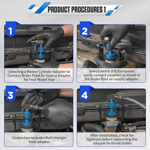 57mm Universal Master Cylinder Adapter Set
