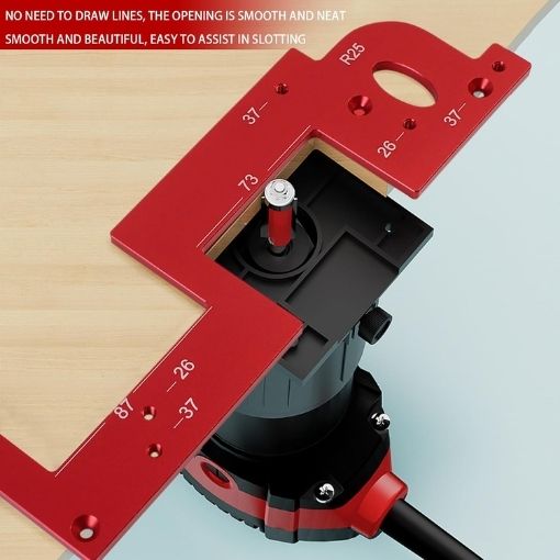 Invisible Embedded Handle Slotting Template