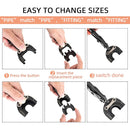 Push-to-Connect PEX Fitting Disconnect Tongs