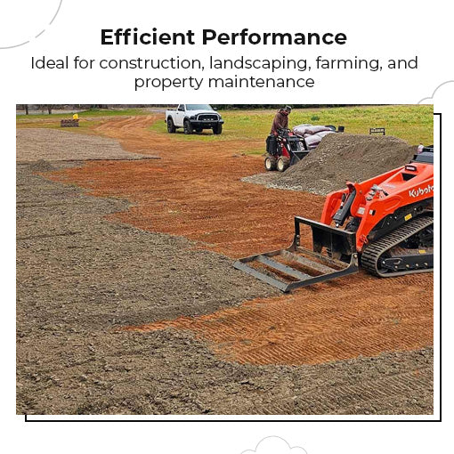 Mini Skid Steer Land Leveler & Grader Attachment