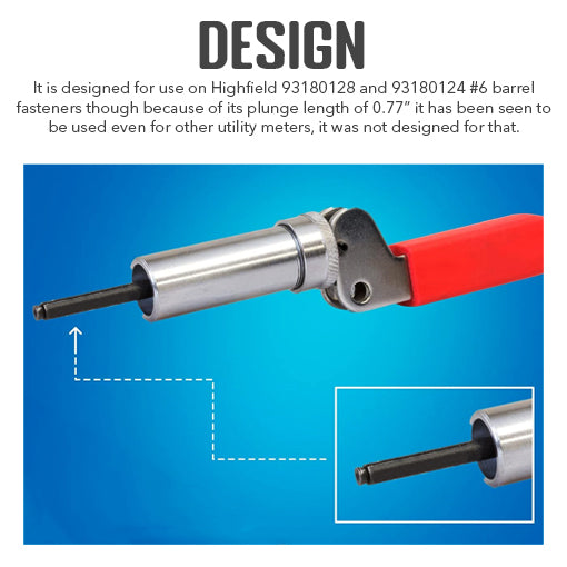 Utility Company Barrel Lock Key