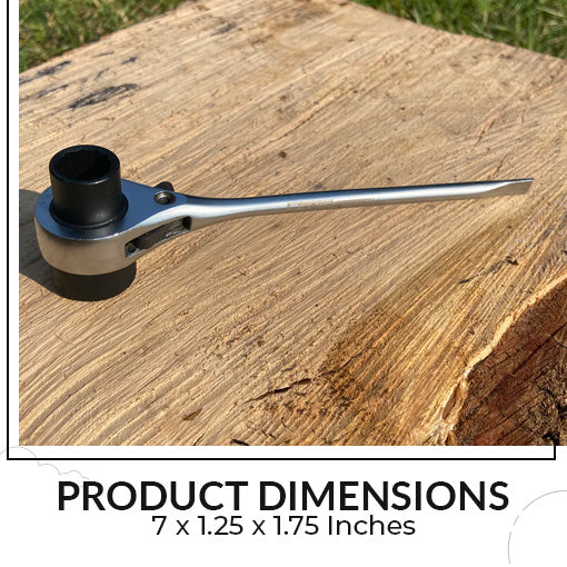 Dual Socket Ratcheting Chainsaw Wrench