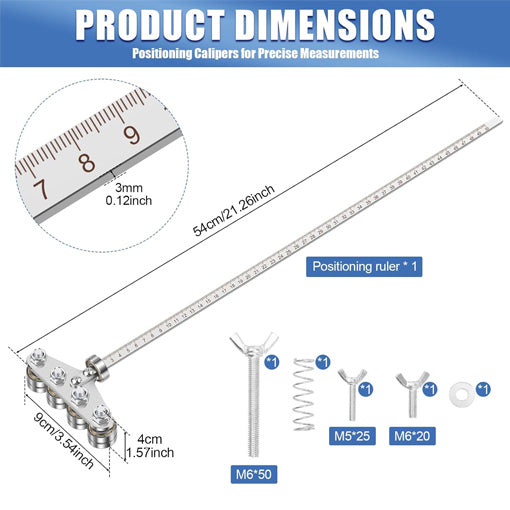 Quick Adjust Circular Saw Guide Rail