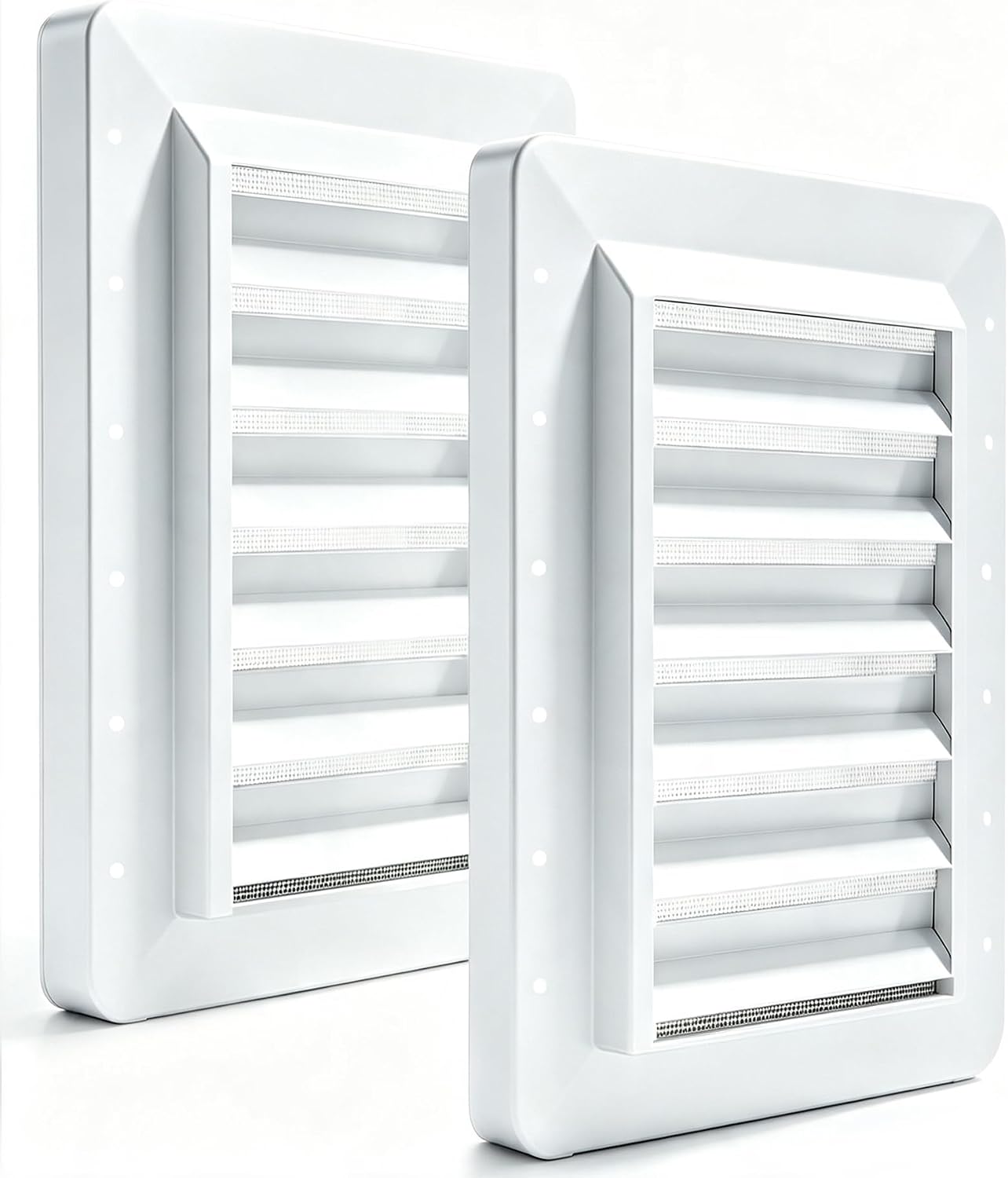 Shipping Container Vent with Screen Set