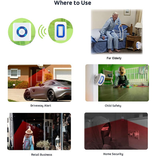 Caregiver Wireless Motion Sensor and Pager