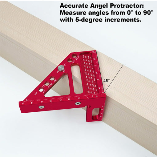 Carpenter Square Hole Scribing Ruler
