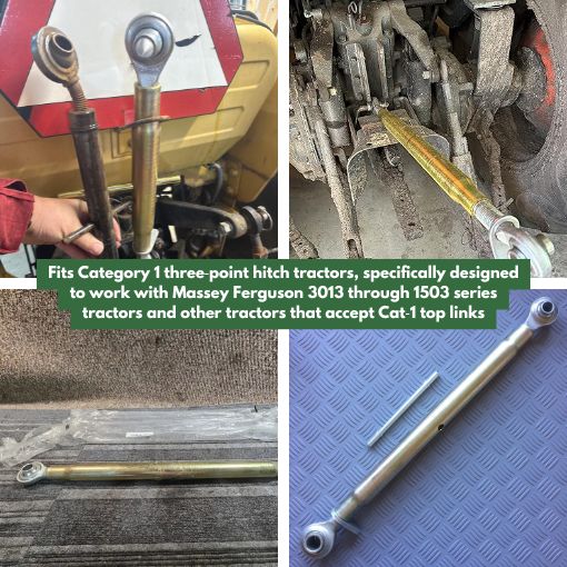Category 1 Hitch Adjustable Top Link 29" to 39"