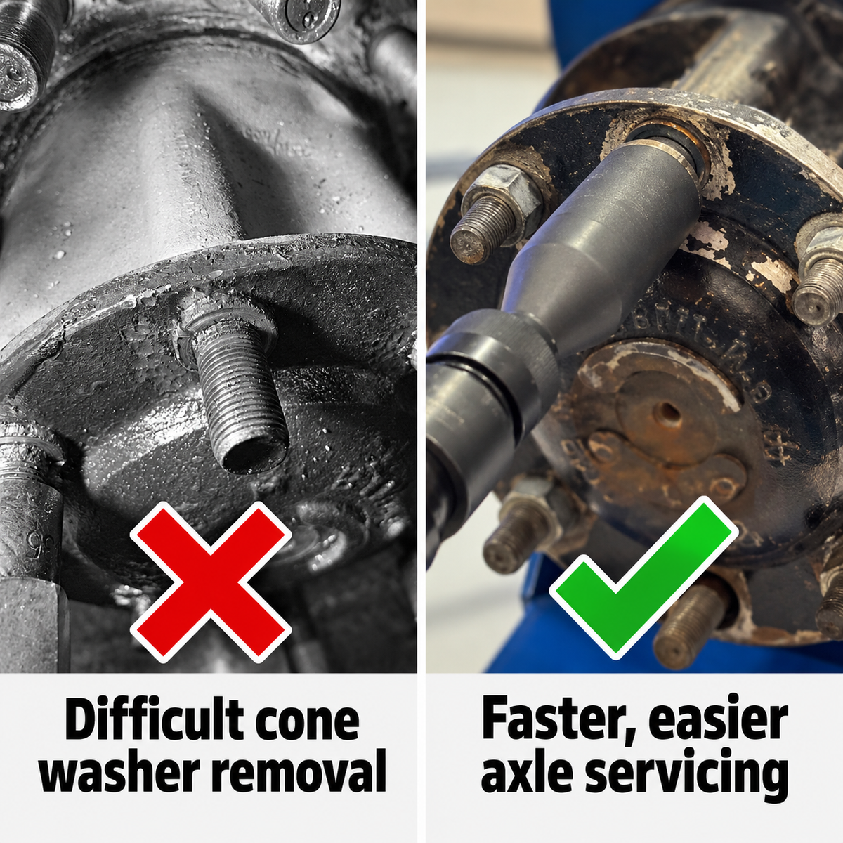 Truck Cone Washer Removal Tool