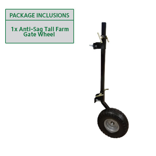 Anti-Sag Tall Farm Gate Wheel