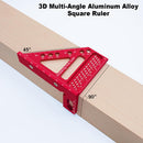Carpenter Square Hole Scribing Ruler