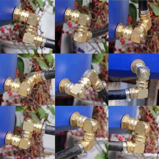 Garden Hose Swivel Elbow Connector