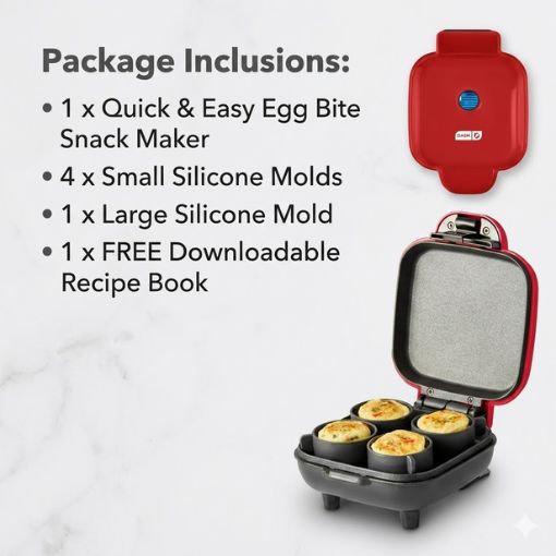 Quick & Easy Egg Bite Snack Maker