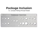 Grease Fitting Thread Tester