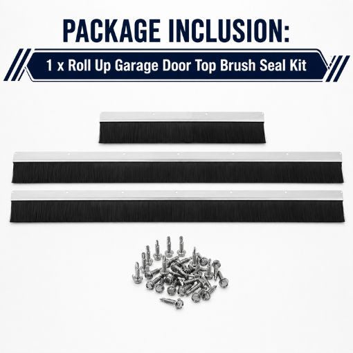 Roll Up Garage Door Top Brush Seal Kit