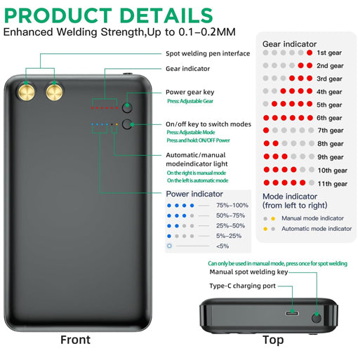 Portable Battery Spot Welder