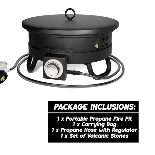 Portable Propane Gas Fire Pit