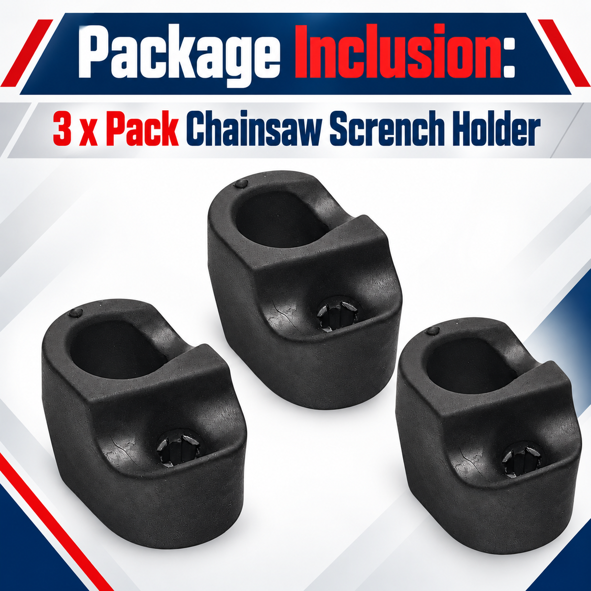 3-Pack Chainsaw Scrench Holder