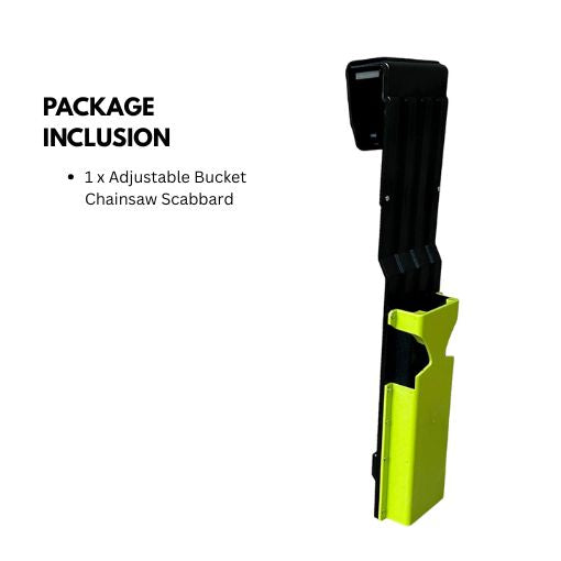 Adjustable Bucket Chainsaw Scabbard
