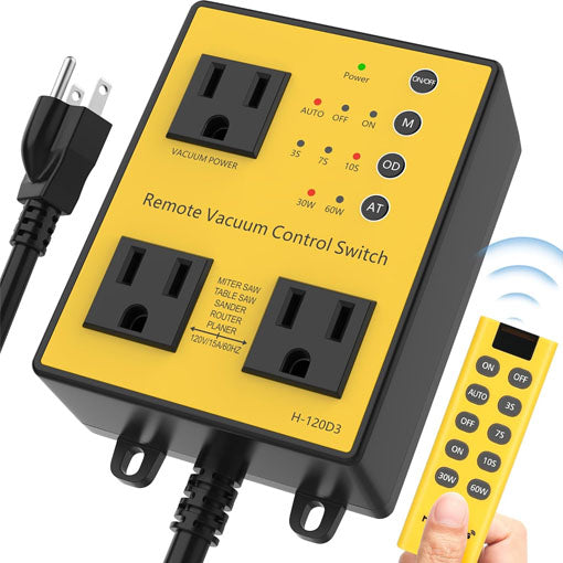 Automatic Vacuum Switch with Remote