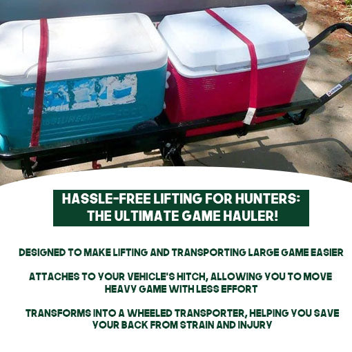 Big Game Hitch-Mounted Tiltable Hauler