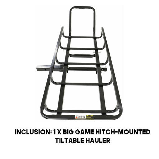 Big Game Hitch-Mounted Tiltable Hauler