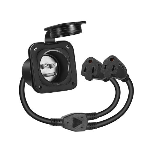 Plug-N-Play Shipping Container Power Dual Outlet