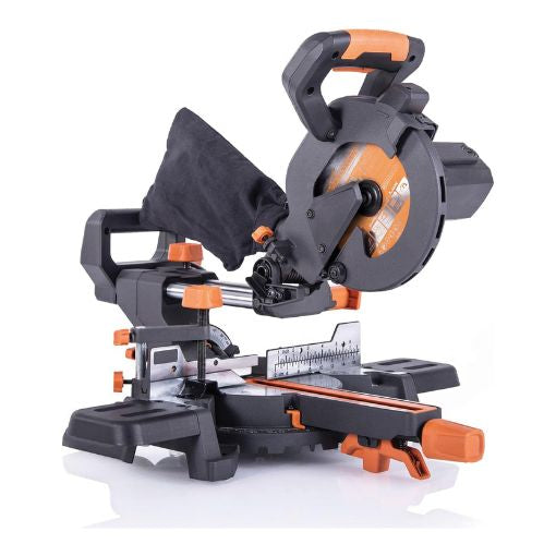 10-Inch Sliding Compound Miter Saw with Multi-Material Cutting Blade