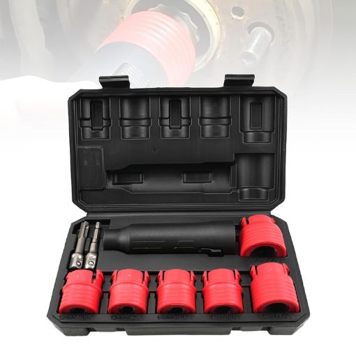9PCS Wheel Stud Cleaner Tool Kit Rust and Debris Removal Set