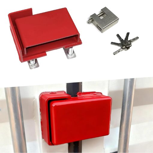 Heavy-Duty Bolt-On Shipping Container Lock Box