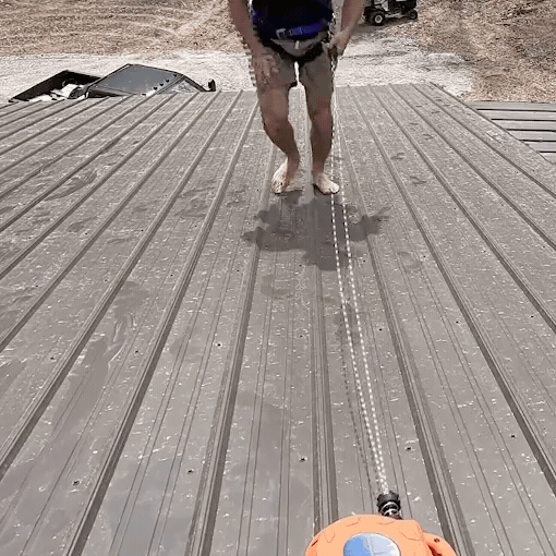 30ft Self-Retracting Fall Arrest Safety Lanyard