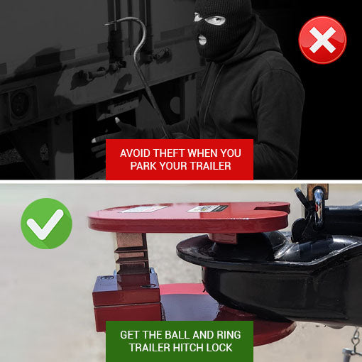 Ball and Ring Trailer Hitch Lock