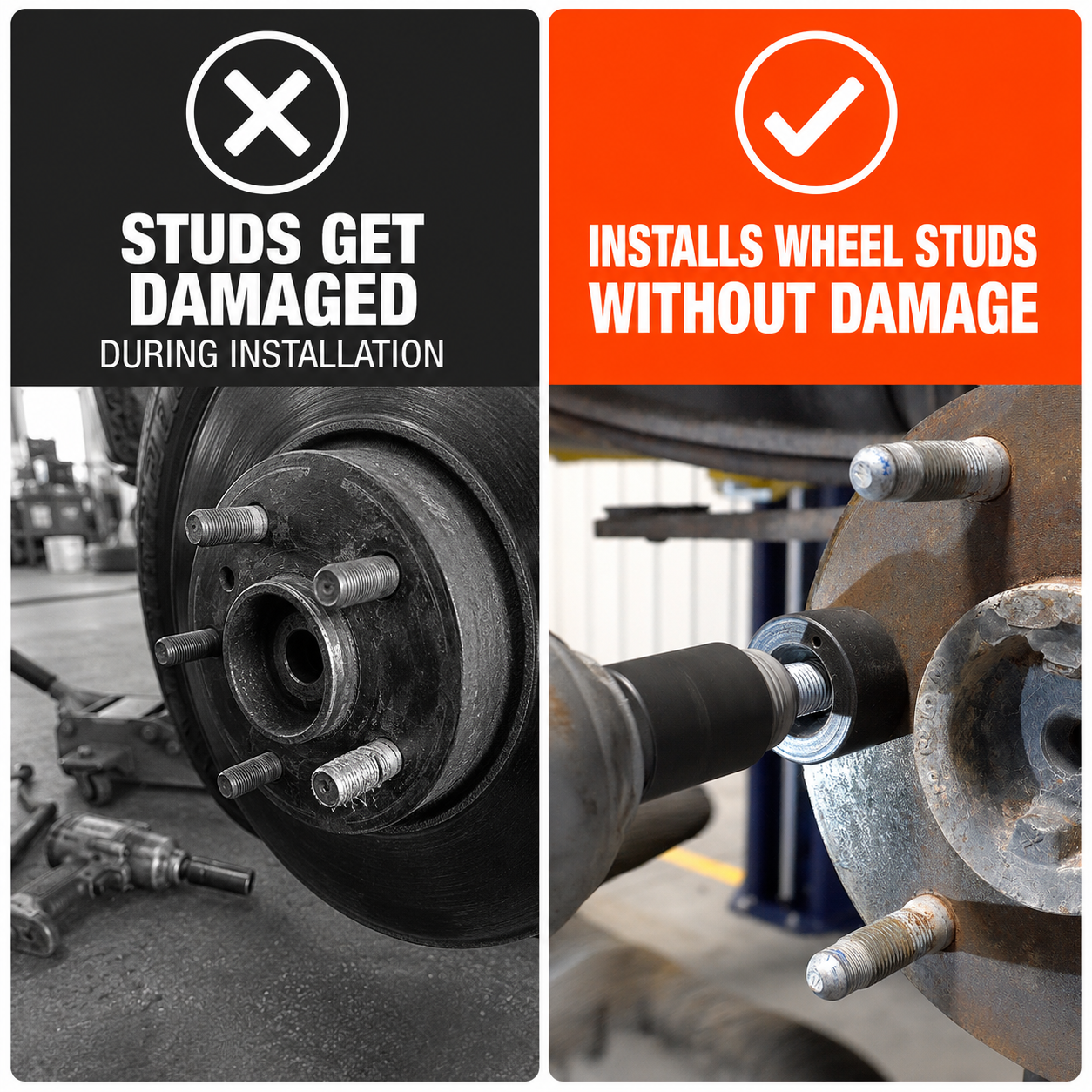 12-Piece Wheel Stud Installation and Rethread Kit