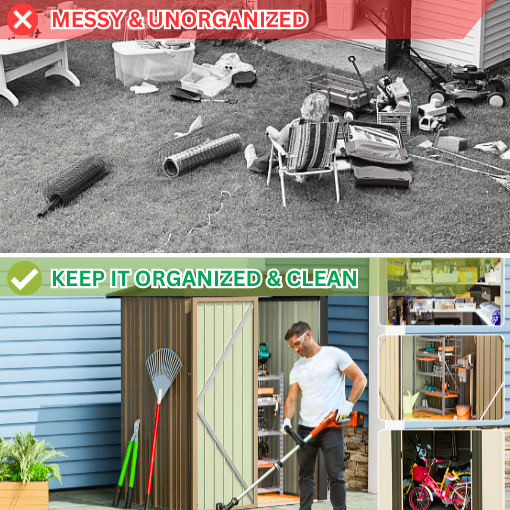 Metal Outdoor Storage Shed