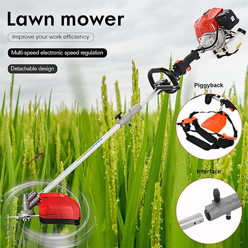 5-in-1 Gas Weed Wacker Garden Tool with Long Reach Extension Pole