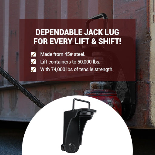 4-Pack Shipping Container Jack Lug Leveler