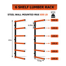 Wood Organizer & Lumber Rack Wall Mount