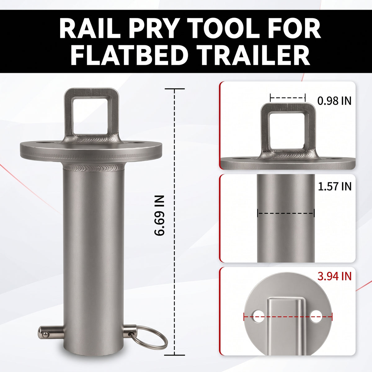Flatbed Trailer Side Rail Straightening Tool