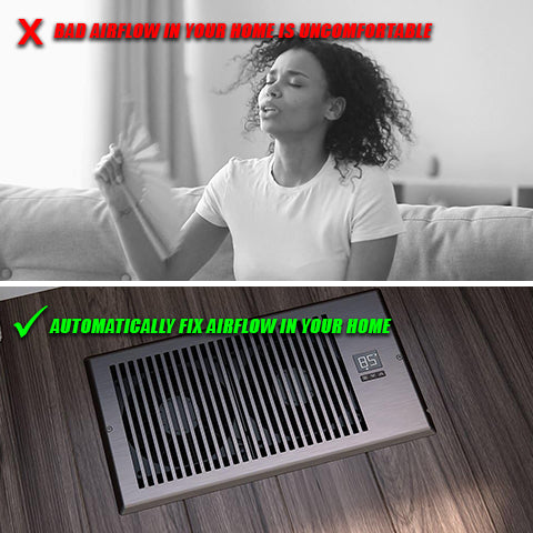 Quiet Register Booster Fan