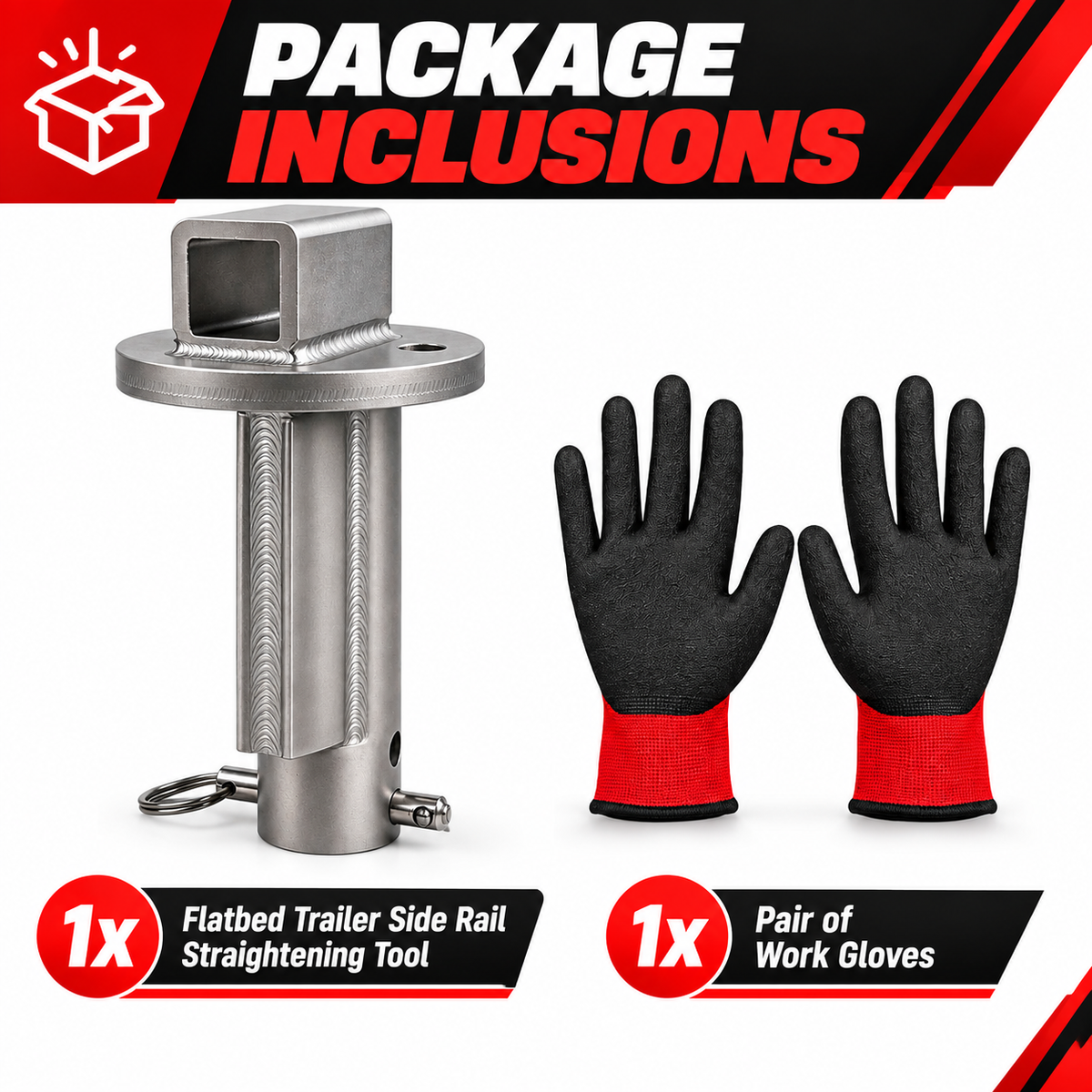 Flatbed Trailer Side Rail Straightening Tool