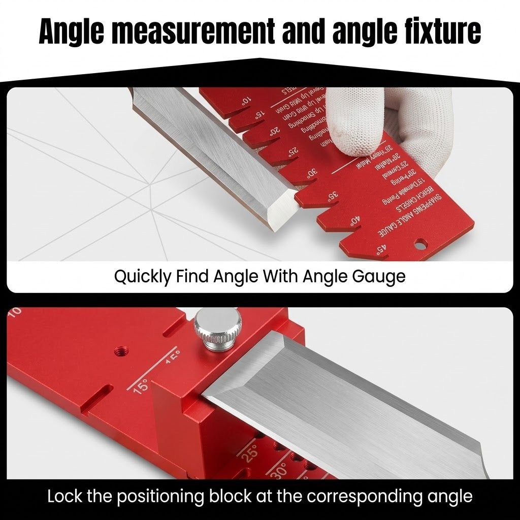 Precision Chisel Sharpening Jig & Guide