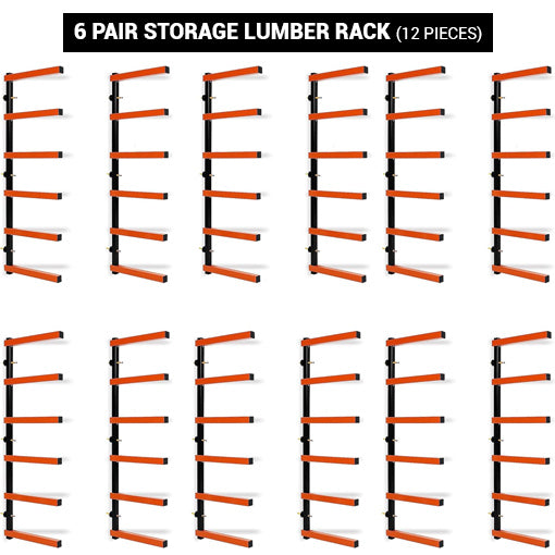 Wood Organizer & Lumber Rack Wall Mount