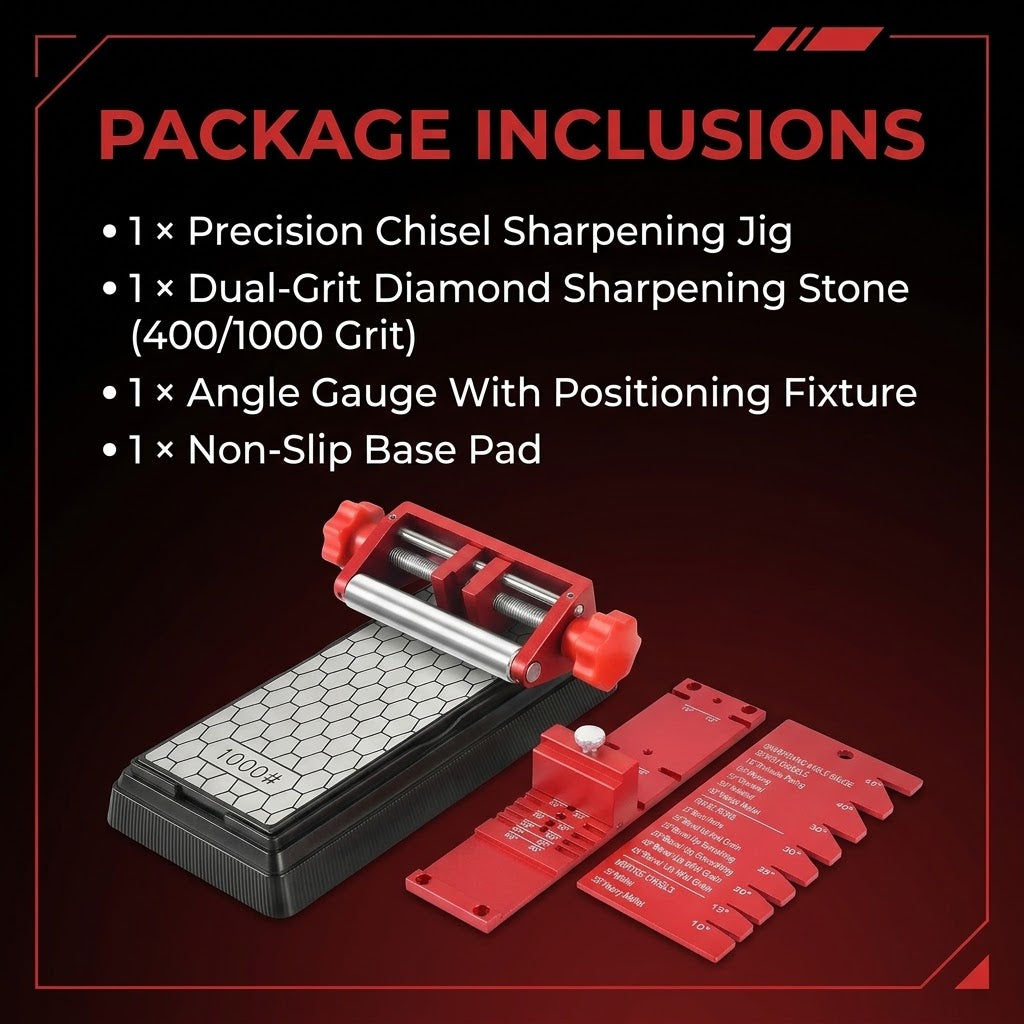 Precision Chisel Sharpening Jig & Guide