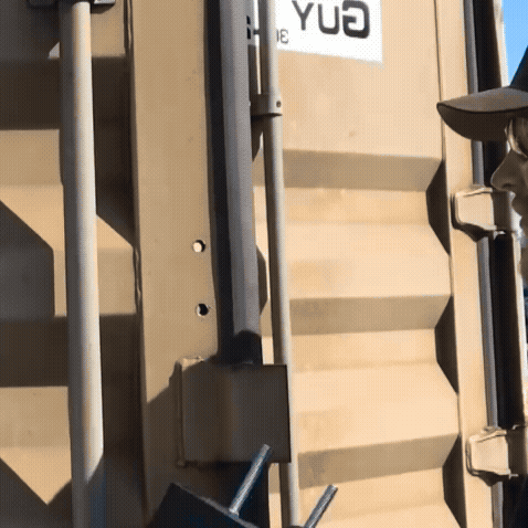Heavy-Duty Bolt-On Shipping Container Lock Box