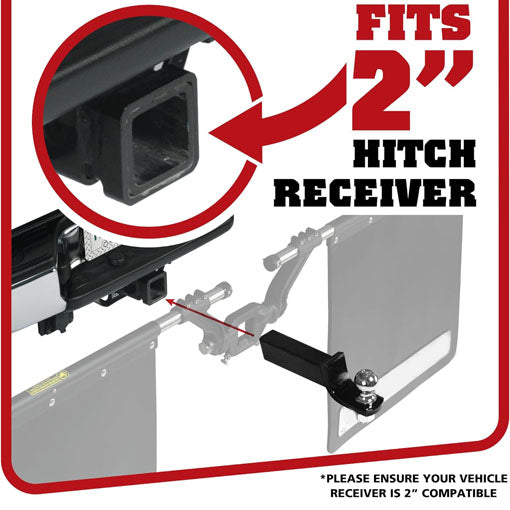 Hitch-mounted Truck Mud Flaps